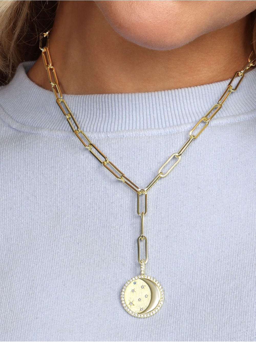 Melinda Maria You're a Star Gold Lariat Necklacr - Picture 3 of 10